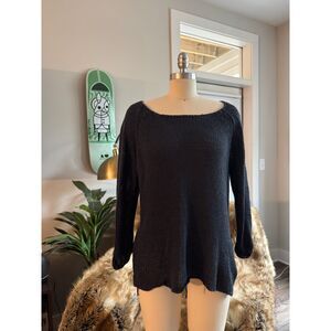 Blue Knit Lightweight Sweater